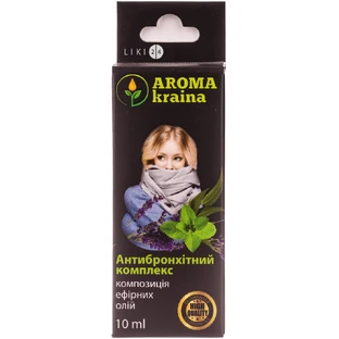 Ефірна олія Aroma kraina Антібронхітний комплекс 10 мл