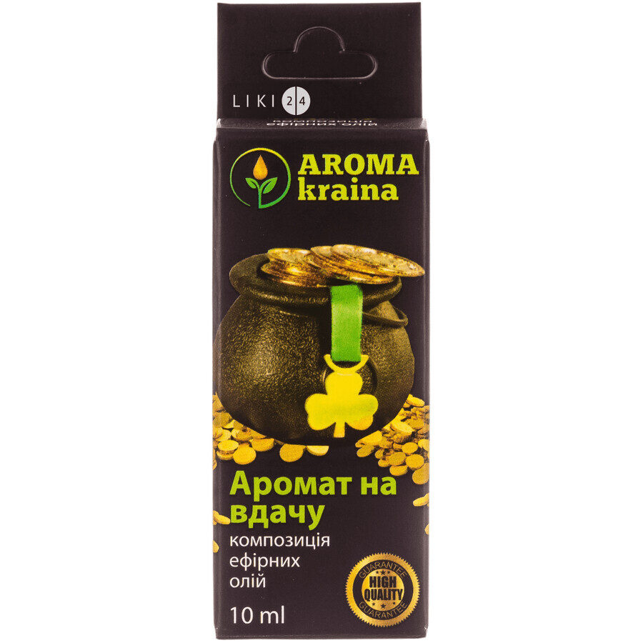 Эфирное масло Aroma kraina Аромат на удачу 10 мл: цены и характеристики