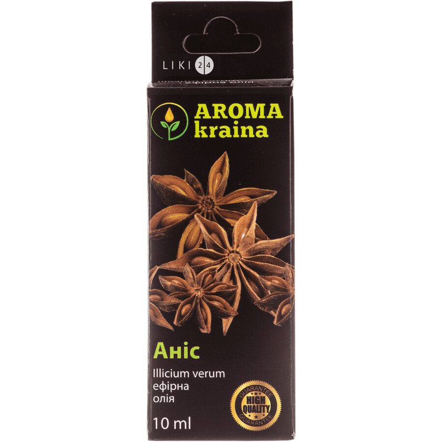 Эфирное масло Aroma kraina Анис 10 мл: цены и характеристики