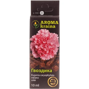 Олія ефірна Aroma kraina Гвоздика, 10 мл