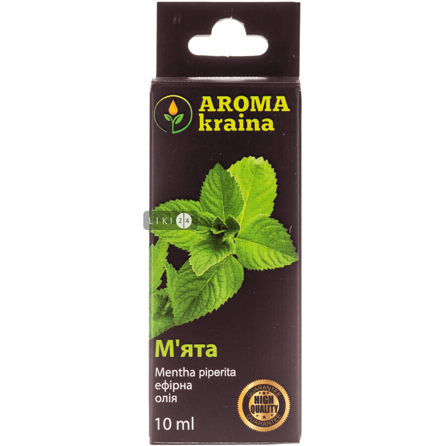Эфирное масло Aroma kraina Мята 10 мл: цены и характеристики