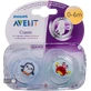 Пустышка Philips Avent Classic для мальчиков 0-6 мес 2 шт SCF169/35
