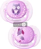 Пустышка Philips Avent Ultra Soft для девочек 0-6 мес 2 шт SCF227/20