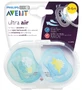 Пустушка силіконова Philips Avent Ultra Air ортодонтична з декором для хлопчиків 0-6 міс 2 шт SCF343/21