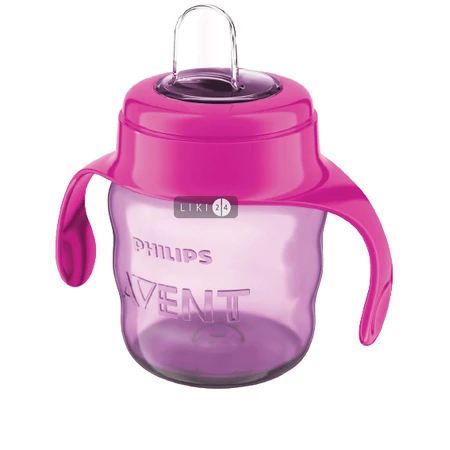 Чашка Philips Avent с мягким носиком и ручками 6 мес + 200 мл SCF551/03: цены и характеристики