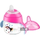 Чашка-непроливайка Philips AVENT з м'яким носиком і ручками для дівчаток 200 мл 6 міс + SCF751/07