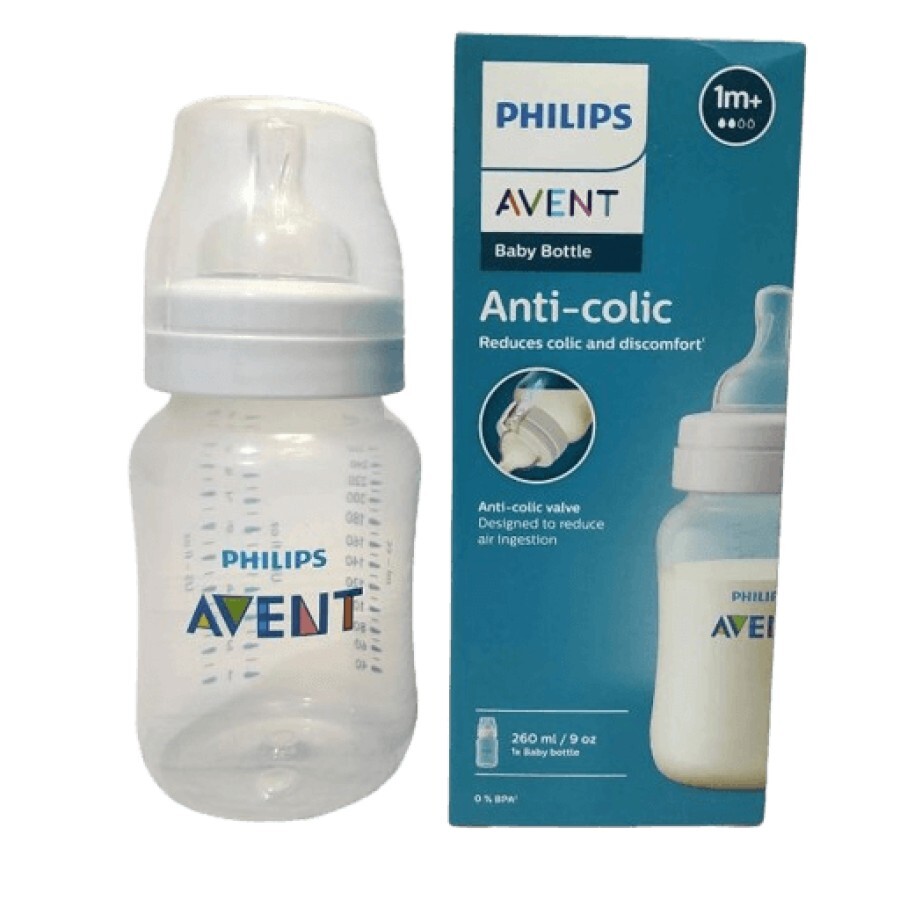 Пляшечка для годування Philips Avent Anti-colic 260 мл, 1 шт: ціни та характеристики