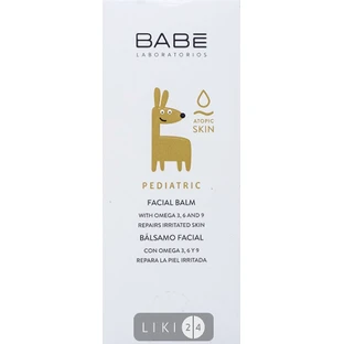 Детский крем Babe Laboratorios Pediatric Бальзам для лица, 50 мл