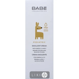 Дитячий крем Babe Laboratorios Pediatric для тіла пом'якшуючий, 200 мл