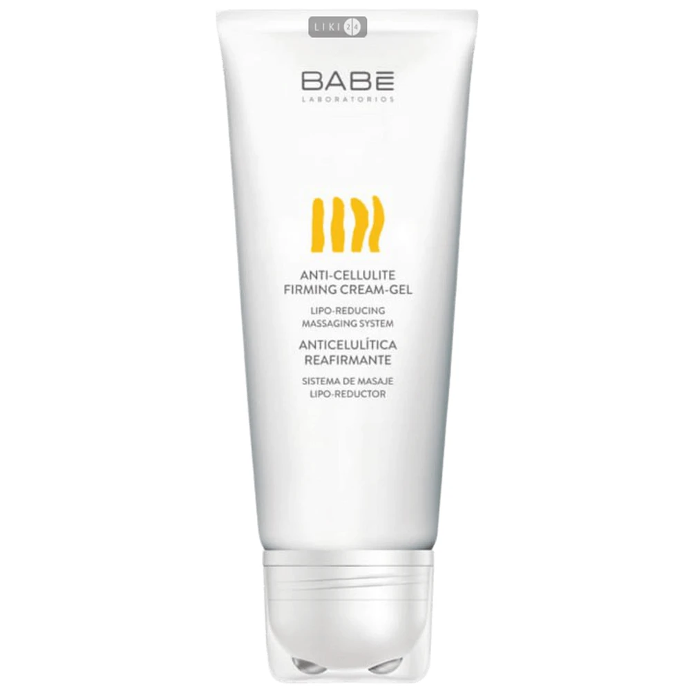 Антицеллюлитный крем Babe Laboratorios Anti-Cellulite Firming Cream-Gel укрепляющий, 200 мл : цены и характеристики