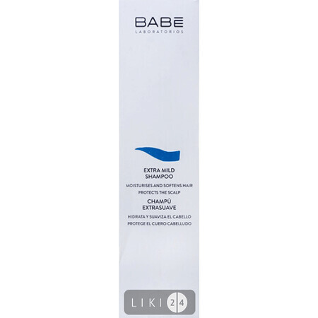 Шампунь Babe Laboratorios для волосся м'який, 250 мл