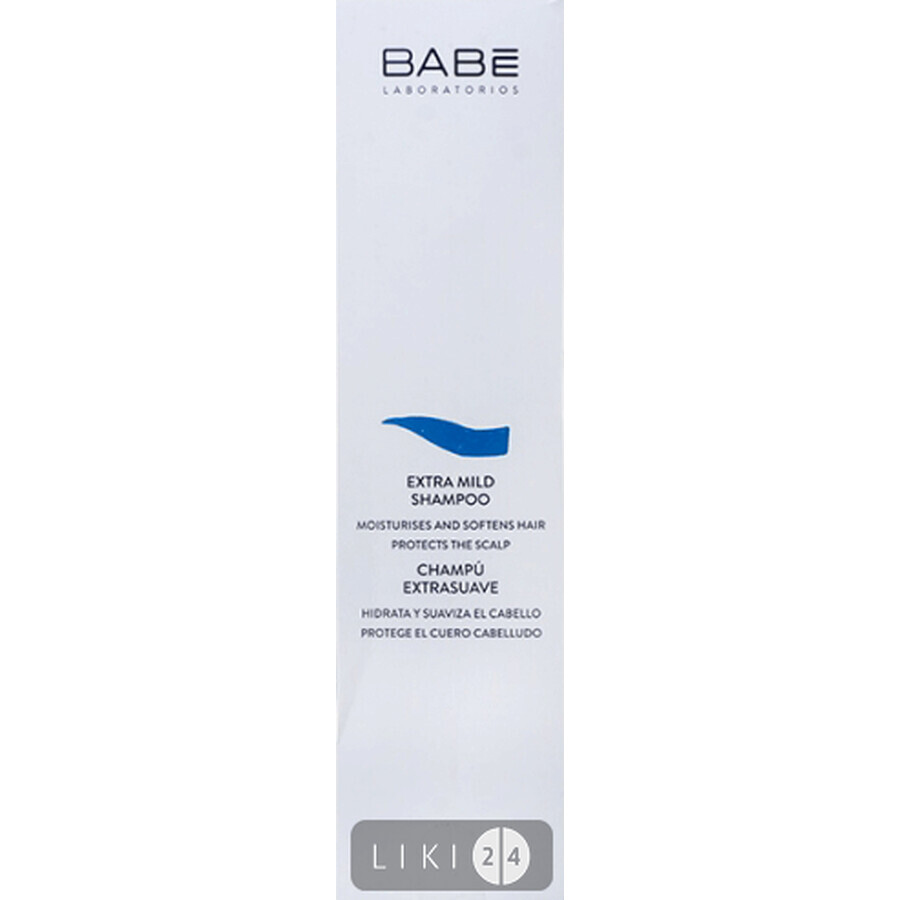 Шампунь Babe Laboratorios для волосся м'який, 250 мл: ціни та характеристики
