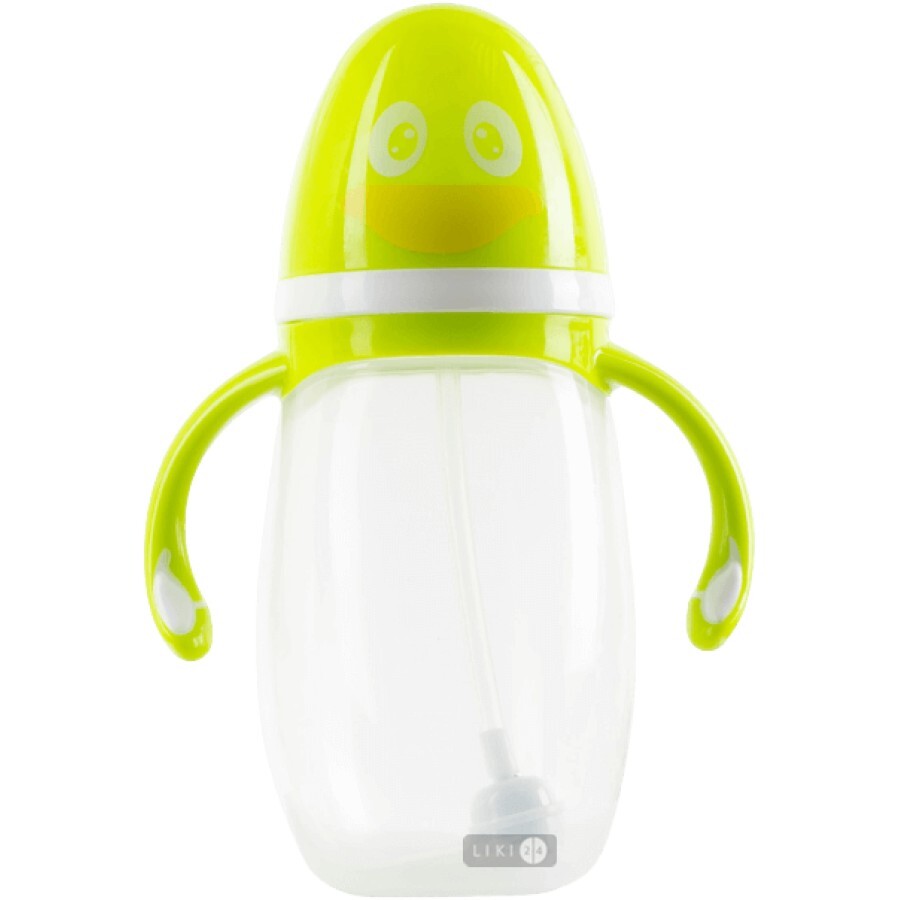 Бутылочка для кормления Baby Team Пингвин с широким горлом антиколиковой системой и силиконовой соской 300 мл: цены и характеристики