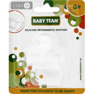 BABY TEAM 3050 Пустышка силикон. ортодонт. с 0мес. 1шт 