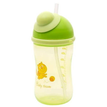 Поїльник Baby Team із силіконовою трубочкою 380 мл 5010: ціни та характеристики