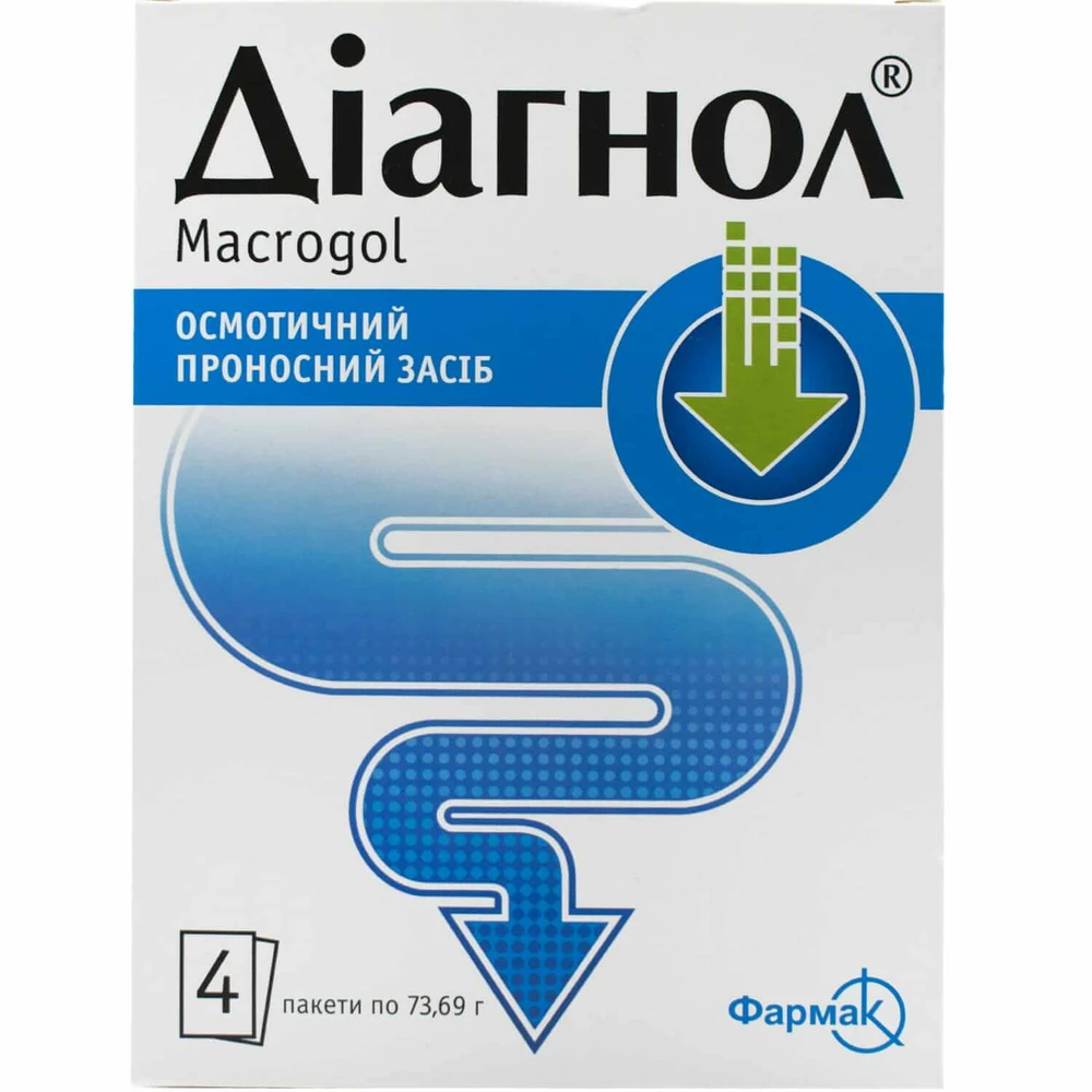 Диагнол пор. д/оральн. р-ра 64 г пакет 73,69 г №4: цены и характеристики