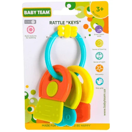 BABY TEAM 8442 Іграшка-брязкальце Ключики : ціни та характеристики