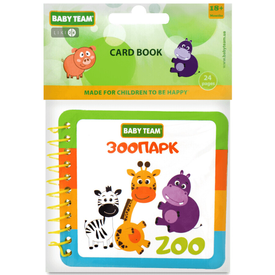 Іграшка-книжка Baby Team Зоопарк 8731: ціни та характеристики