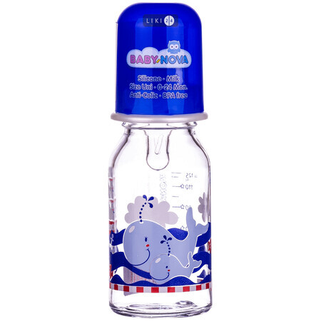 Пляшка скляна Baby-Nova Декор 125 мл