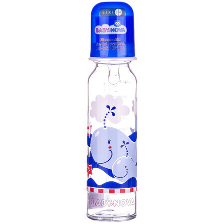 Пляшка скляна Baby-Nova Декор 250 мл