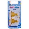 Соска латексная Baby-Nova круглая для молока 0+ мес 2 шт