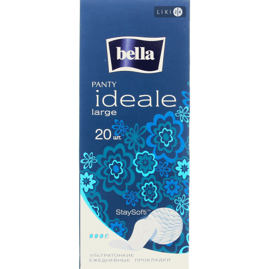 Прокладки ежедневные Bella Panty Ideale Large №20: цены и характеристики