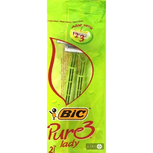 Набір бритв без змінних катриджів BIC Pure 3 Lady 2 шт
