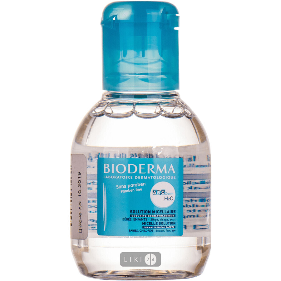 Міцелярна вода Bioderma ABC Derm H2O для очищення тендітної чутливої шкіри 100 мл: ціни та характеристики