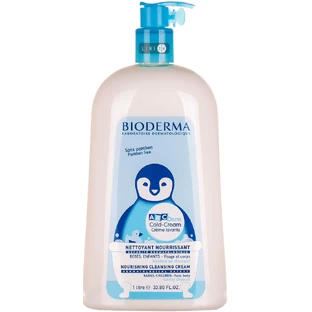 Детский крем Bioderma АВСDerm Колд-крем для тела питательный, 1000 мл