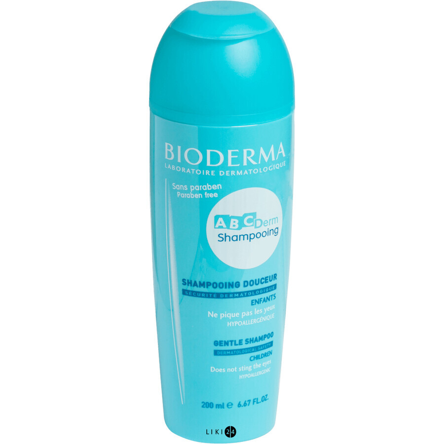 Шампунь Bioderma АВСDerm Ніжний очищуючий, 200 мл: ціни та характеристики
