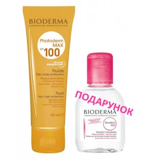 Набір BIODERMA Фотодерм MAX Емульсія 40 мл + Сансібіо H2О 100 мл 