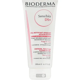 Очищающий гель Bioderma Sensibio DS, 200 мл