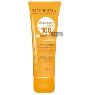 Солнцезащитный тональный крем Bioderma Photoderm Max SPF 100 Tinted Cream 40 мл