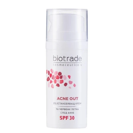 Крем для обличчя Biotrade Acne Out SPF30 відновлювальний, 30 мл: ціни та характеристики