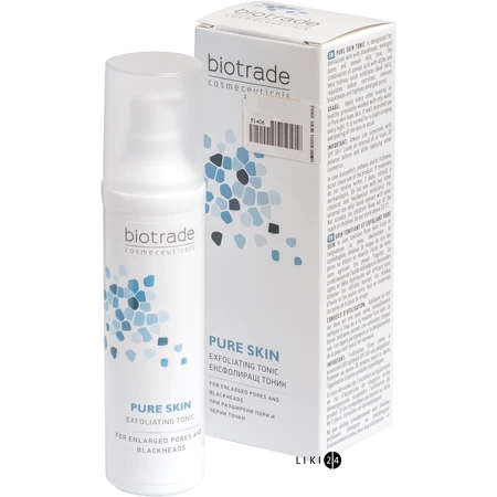 Тоник отшелушивающий Biotrade PURE SKIN Пилинг эффект с комбинацией азелаиновой, гликоловой и салициловой кислот 60 мл: цены и характеристики