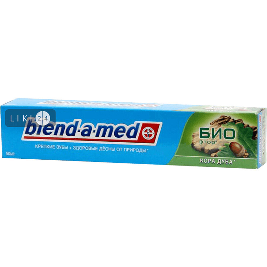 BLEND-A-MED Зубна паста Біо-фтор Кора дуба 50мл : ціни та характеристики