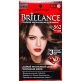 BRILLANCE Крем-краска д/волос 862 Благородный каштан 