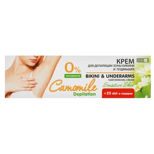 Крем Camomile Depilation для депиляции бикини и подмышек, 125 мл