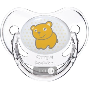 CANPOL 22/513 Пустушка Transparent анатом.сил.от 18міс. 