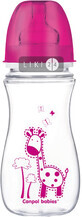 Пляшка Canpol Babies Easystart Кольорові звірята з широким отвором антиколькова 300 мл 35/204