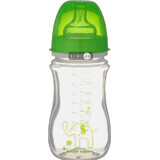 Пляшка Canpol Babies Easystart Кольорові звірята з широким отвором антиколькова 240 мл