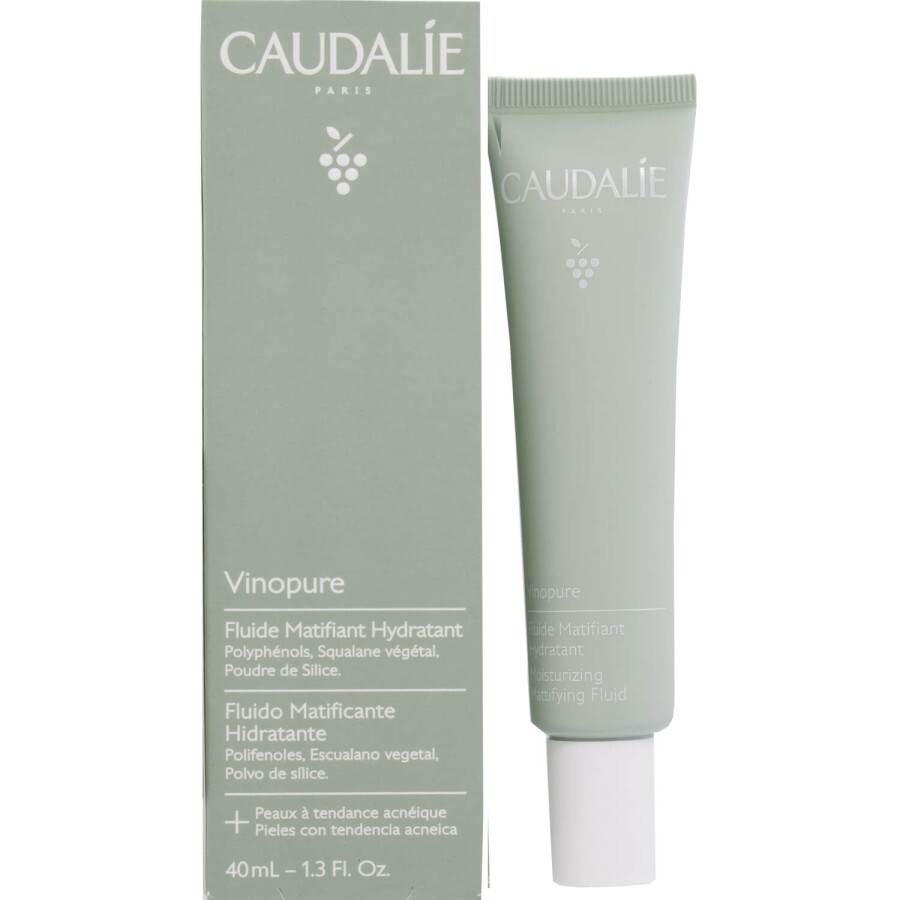 Флюид для лица Caudalie Vinopure Совершенная кожа матирующий для проблемной кожи, 40 мл: цены и характеристики