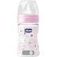 Бутылочка для кормления  Chicco Well-Being пластиковая c силиконовой соской 0+ 150 мл 20611.10.50