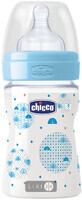 Бутылочка для кормления Chicco Well-Being пластиковая c силиконовой соской 0+ 150 мл 20611.20.50