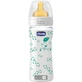 Бутылочка для кормления Chicco Well-Being стеклянная c латексной соской 0+ 240 мл 20720.30