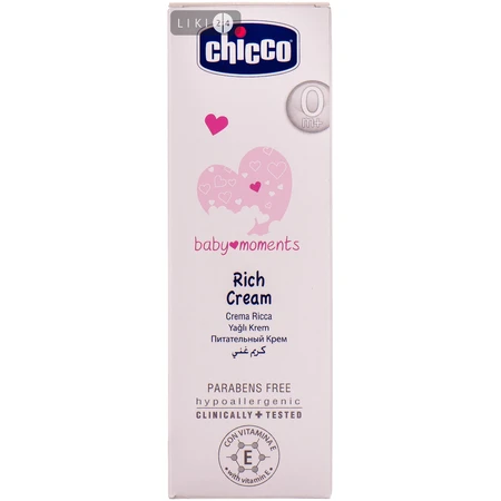 Дитячий крем Chicco Живильний, 100 мл: ціни та характеристики