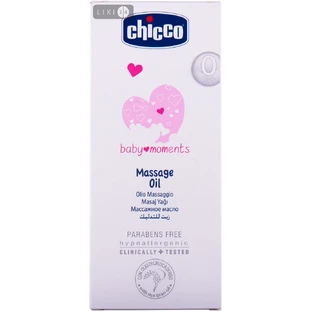 Масло для массажа Chicco Baby Moments 200 мл
