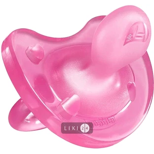 CHICCO Пустышка силик. Physio Soft 0-6мес. розовая 1шт 02711.11 