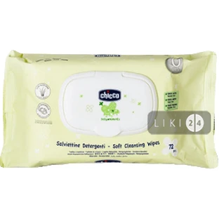CHICCO Салфетки мягкие очищающие 72шт 02738.10 