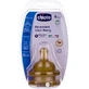 CHICCO Соска Well-Being латекс.физиолог.быстр.поток от 4мес. 2шт 20844.20 
